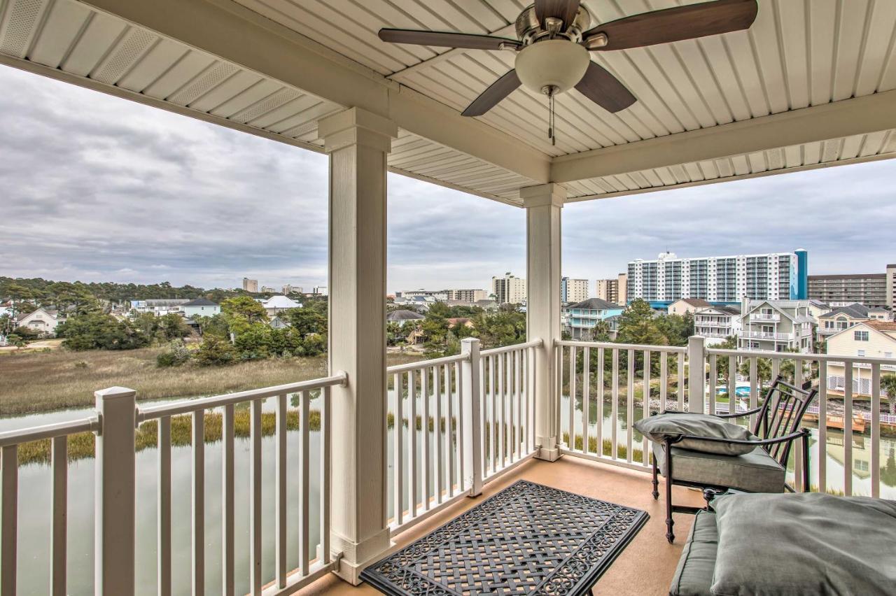 North Myrtle Beach Condo With Views Walk To Beach! Dış mekan fotoğraf
