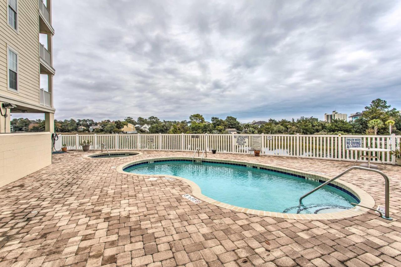 North Myrtle Beach Condo With Views Walk To Beach! Dış mekan fotoğraf